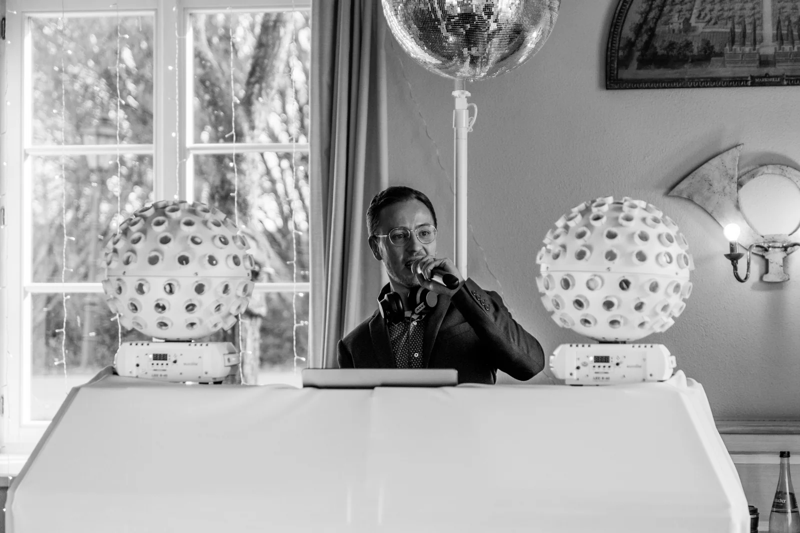 Jannik on the microphone · A glimpse of my work