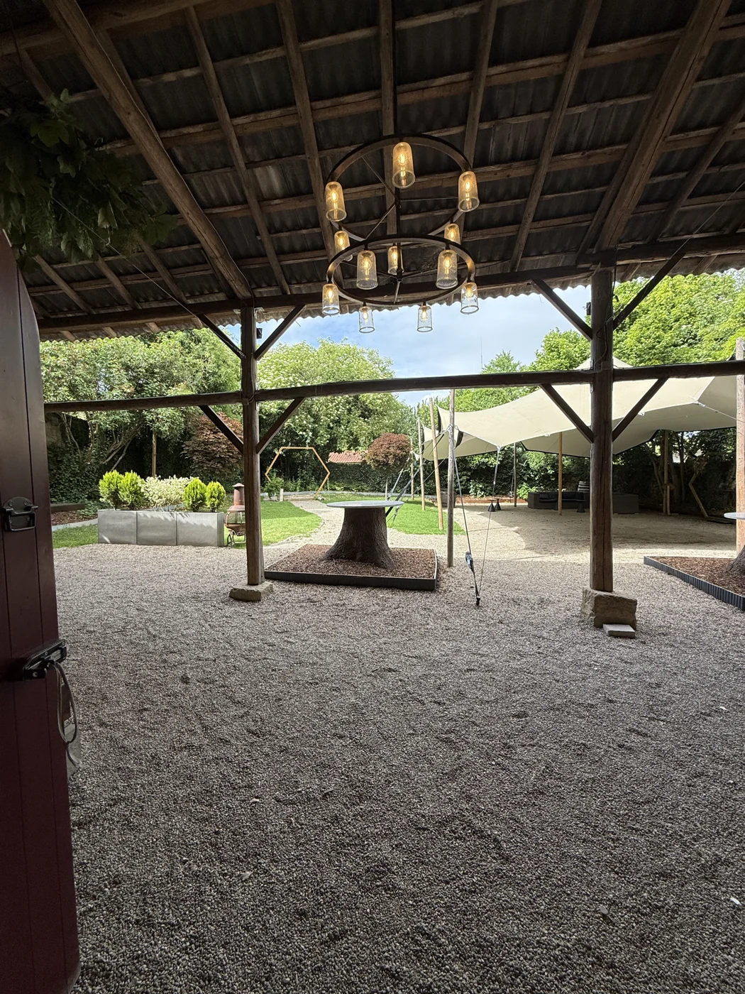 Garten für Trauung und Aperitif im Schengener Haff